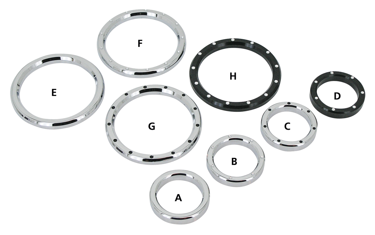 Zodiac Billet Aluminum Gauge Bezels – Gauges & Dashes
