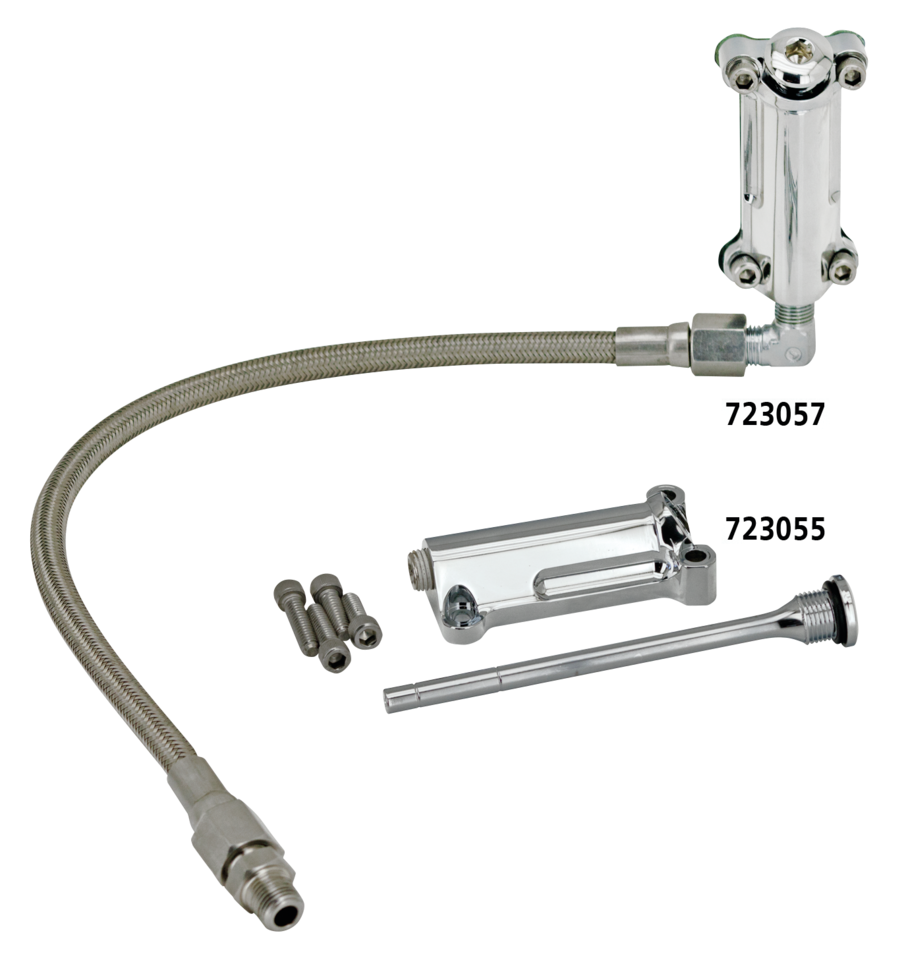 Zodiac Radium Chrome Oil Spout Kits for Touring – Gas- & Oil Tank