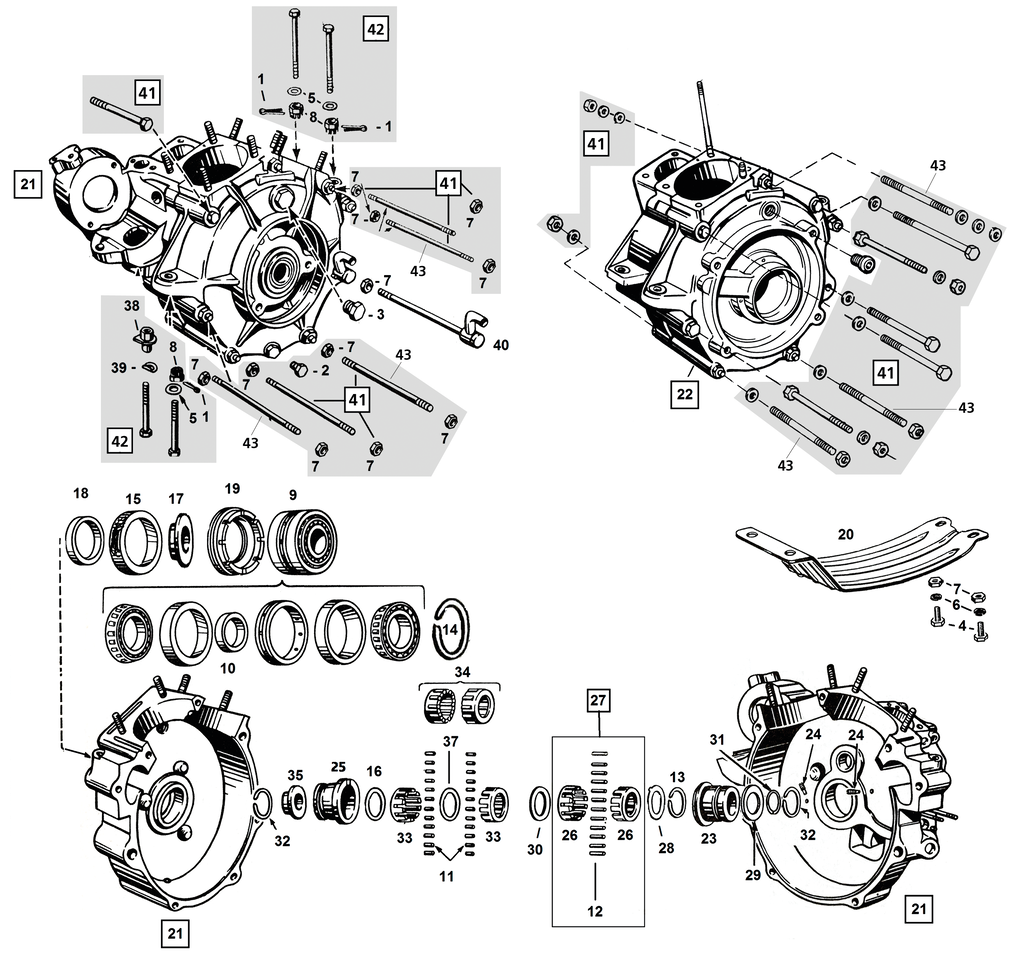 Bender Cycle Lower End Big Twin 1936-1999 – Engine