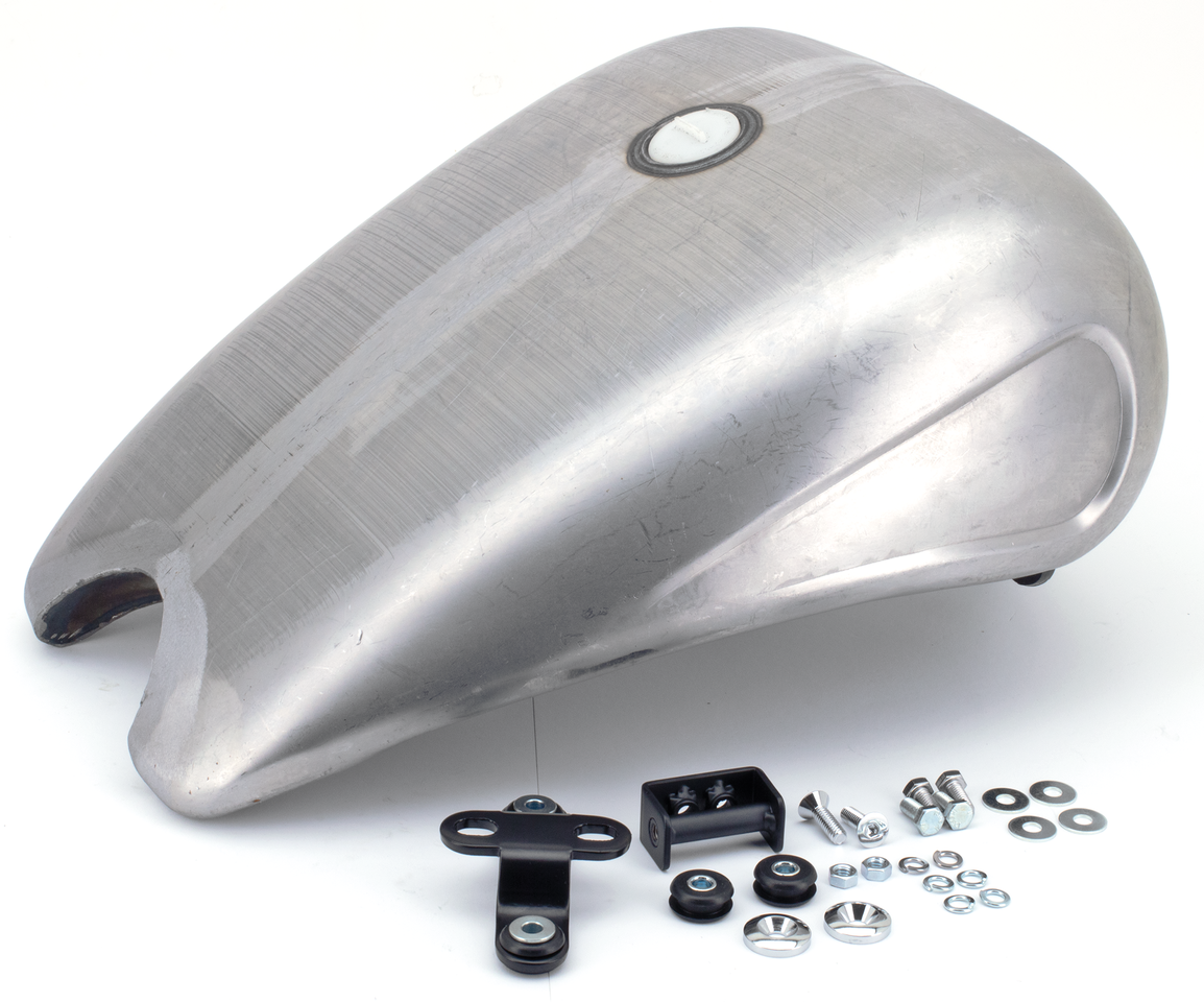 Zodiac One Piece 2" Stretched Steel Tank with Indents – Gas- & Oil Tank