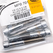 Midwest Acorn Nut Company Chrome Plated 1/2'' Unc Allen Head Screw Assortment – Hardware