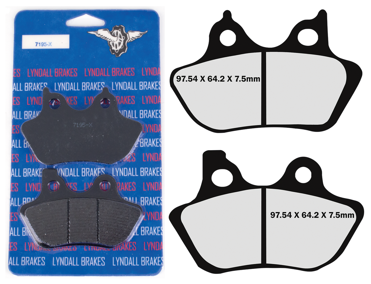 Lyndall Brake Pad Sets, Front