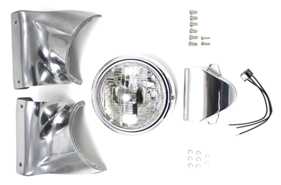V-Twin Duo Glide & Electra Glide Headlight Nacelle Kit – Electric & Light
