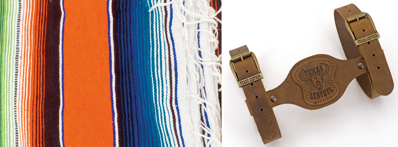 Texas Leather Mexican Blankets – Helmets