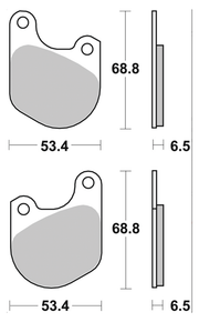 Sbs Front Disc Brake Pads