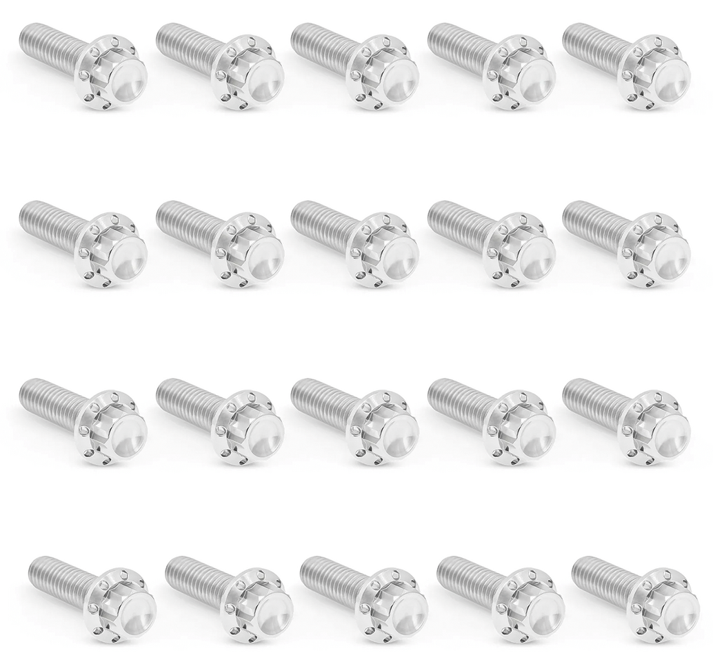 Arlen Ness Rocker Box Cover Titanium 12-POINT Bolt Kits – Hardware