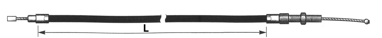 Barnett Clutches & Cables C04 - Clutch Cable 1979-1982 FLT & 1982 FXR – Control Cables & Hydraulic Lines