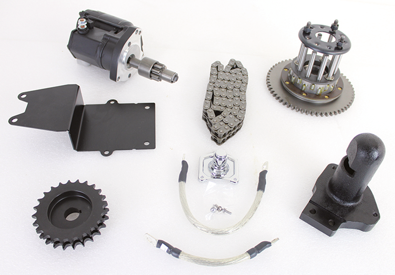 V-Twin York Electric Start Kit for Knucklehead & Panhead – Engine Electrics