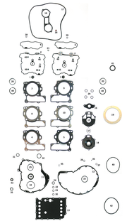 Eastern MC Parts Gasket Kits, Gaskets, Seals and O-Rings for V-Rod – Gasket & Seals