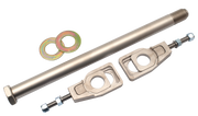 Zipper's Severe Duty Rear Axle & Adjuster Kit for Touring – Wheel & Tire