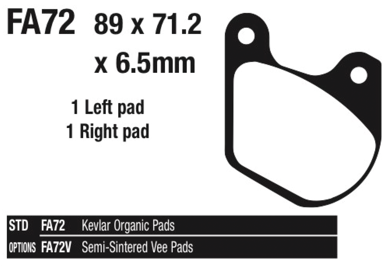 Ebc Front Disc Brake Pads
