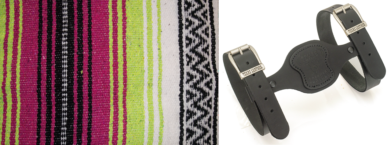Texas Leather Mexican Blankets – Helmets