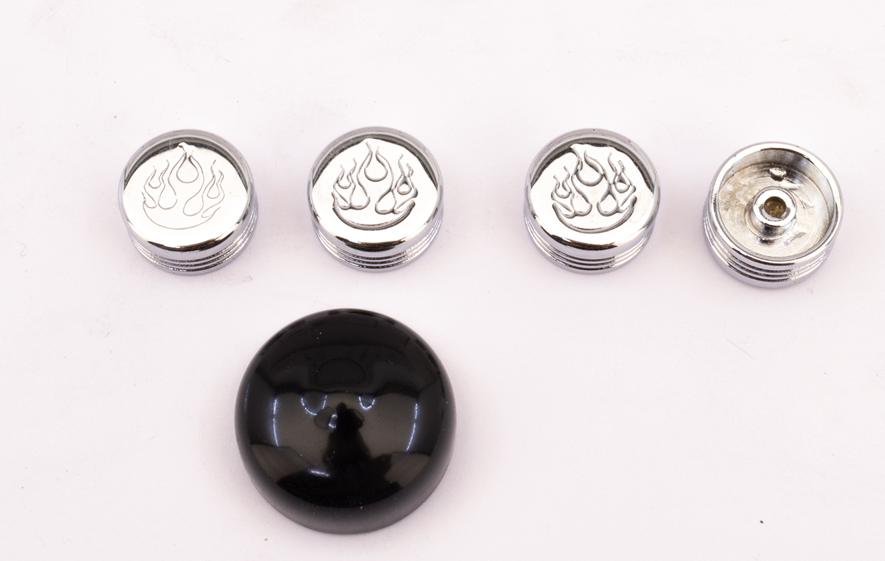 Midwest Acorn Nut Company Chrome Bolt Covers for Hex, Allen and Buttonhead Bolts – Hardware