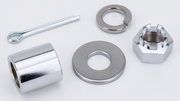 Zodiac Chrome Plated Front and Rear Axles – Wheel & Tire