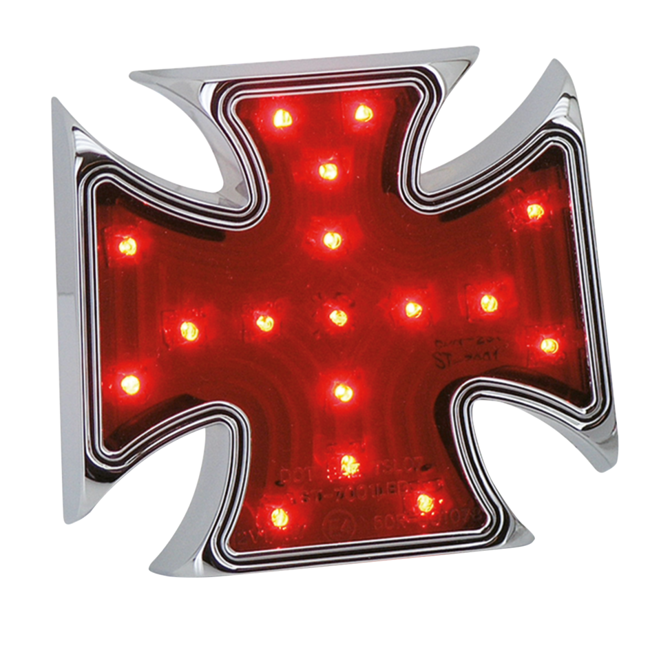 Zodiac Chrome Billet Maltese Style LED Taillight – Electric & Light