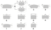 SBS Disc Brake Pads for Indian