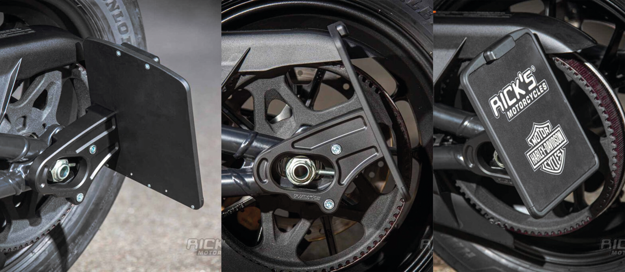 Rick's License Plate Side Mount for RH1250S Sportster S – Electric & Light