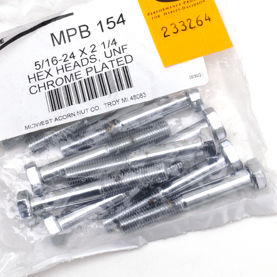 Midwest Acorn Nut Company Chrome Plated Hex Head Cap Screws Assortment – Hardware