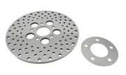 Zodiac Polished and Drilled Stainless Steel Disc Brake Rotors