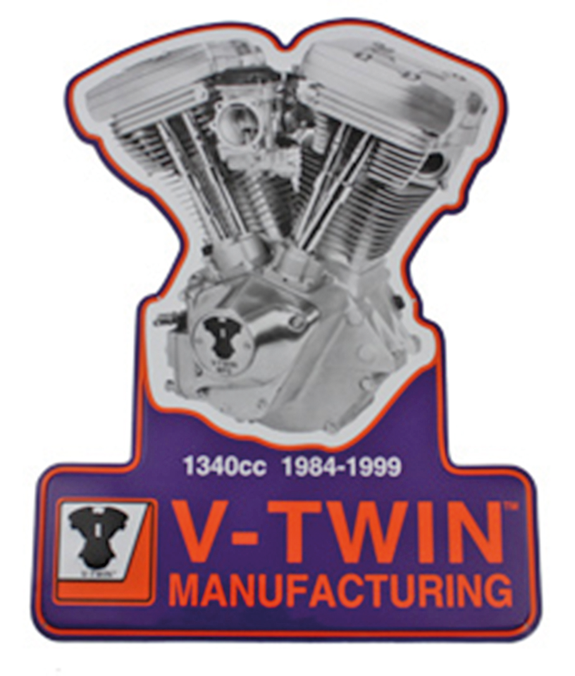 V-Twin Engine Plaques – Helmets