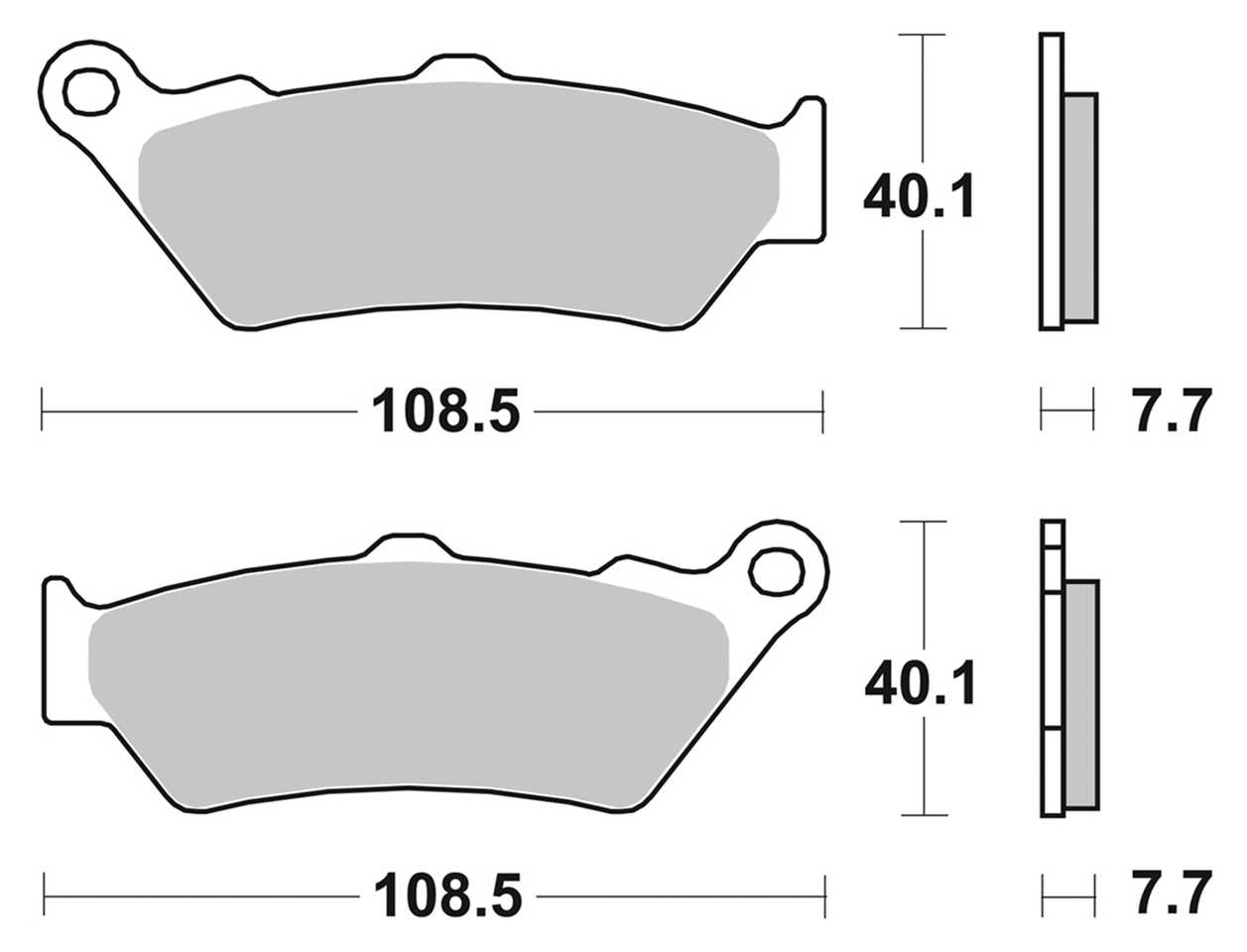 Sbs Front Disc Brake Pads