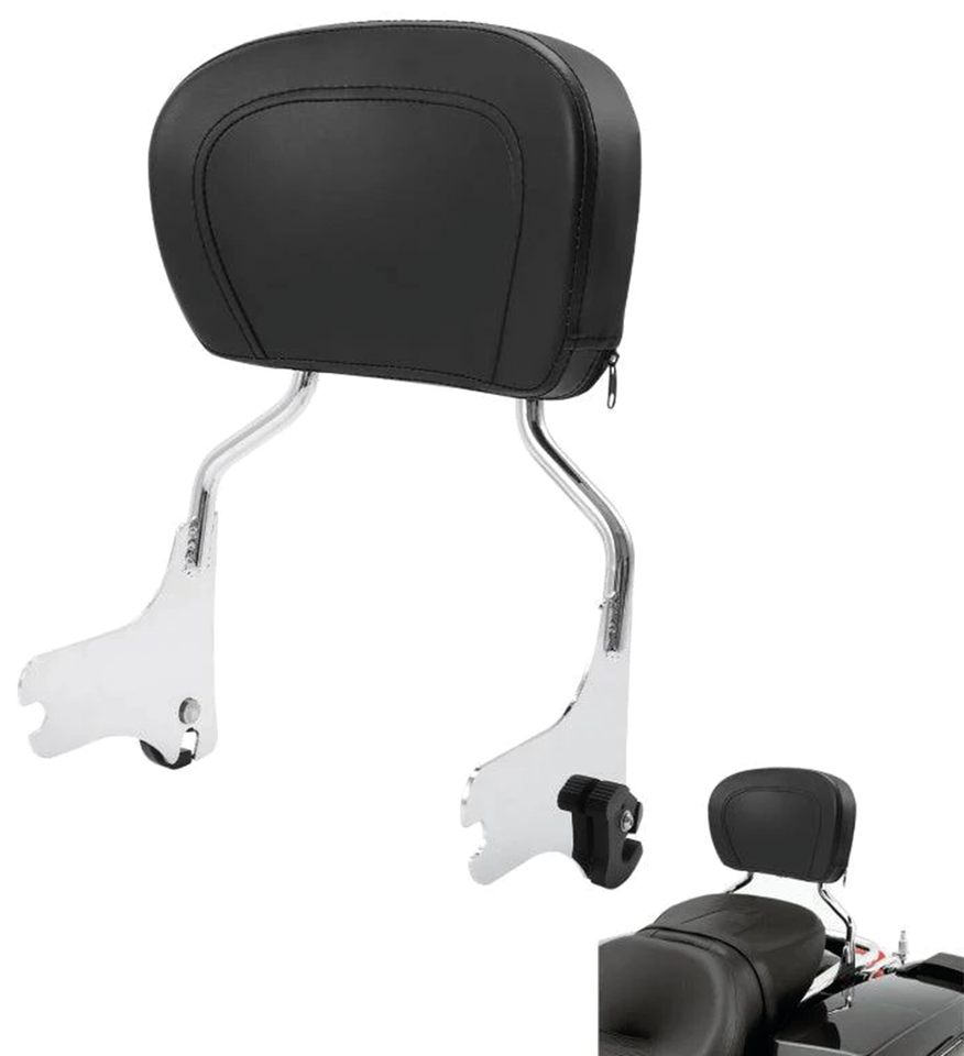 Zodiac Detachable Padded Sissy Bar for Touring – Seat
