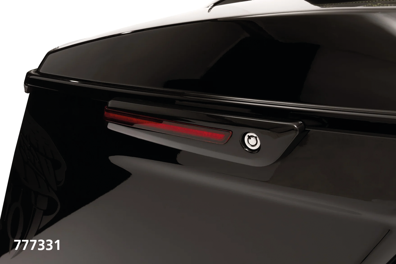 Ciro Lighted Saddlebag Latch Covers for Touring – Electric & Light