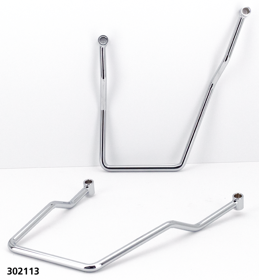 V-Twin Chrome Saddlebag Supports – Luggage