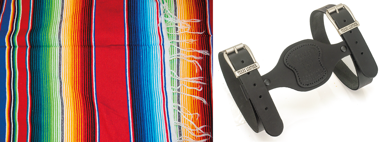 Texas Leather Mexican Blankets – Helmets