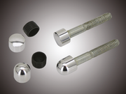 Alu Cap Aluminum and Chrome Covers for Allen Head Screws and Cylinder Head Bolts