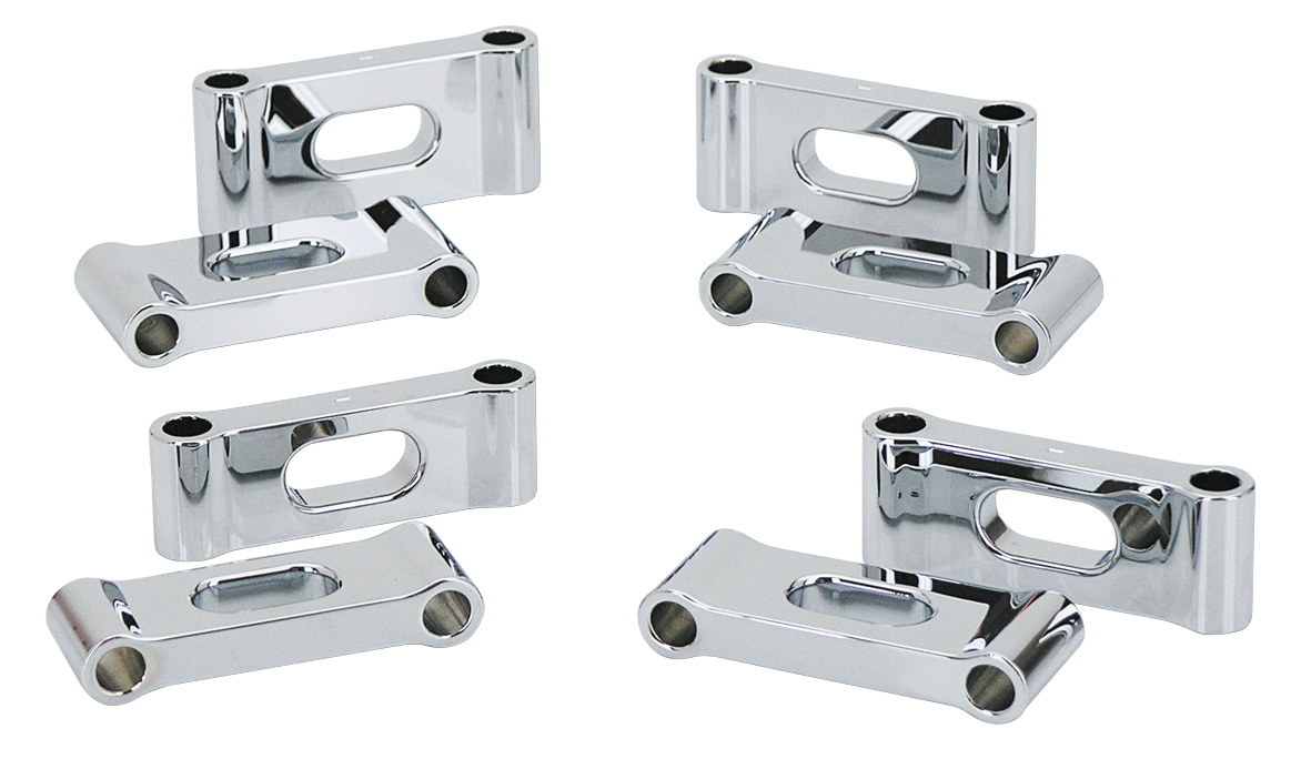Zodiac Chrome "trapdoor" Front Fender Spacers – Fender & Struts
