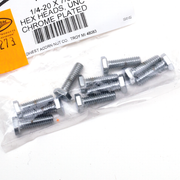 Midwest Acorn Nut Company Chrome Plated Hex Head Cap Screws Assortment – Hardware