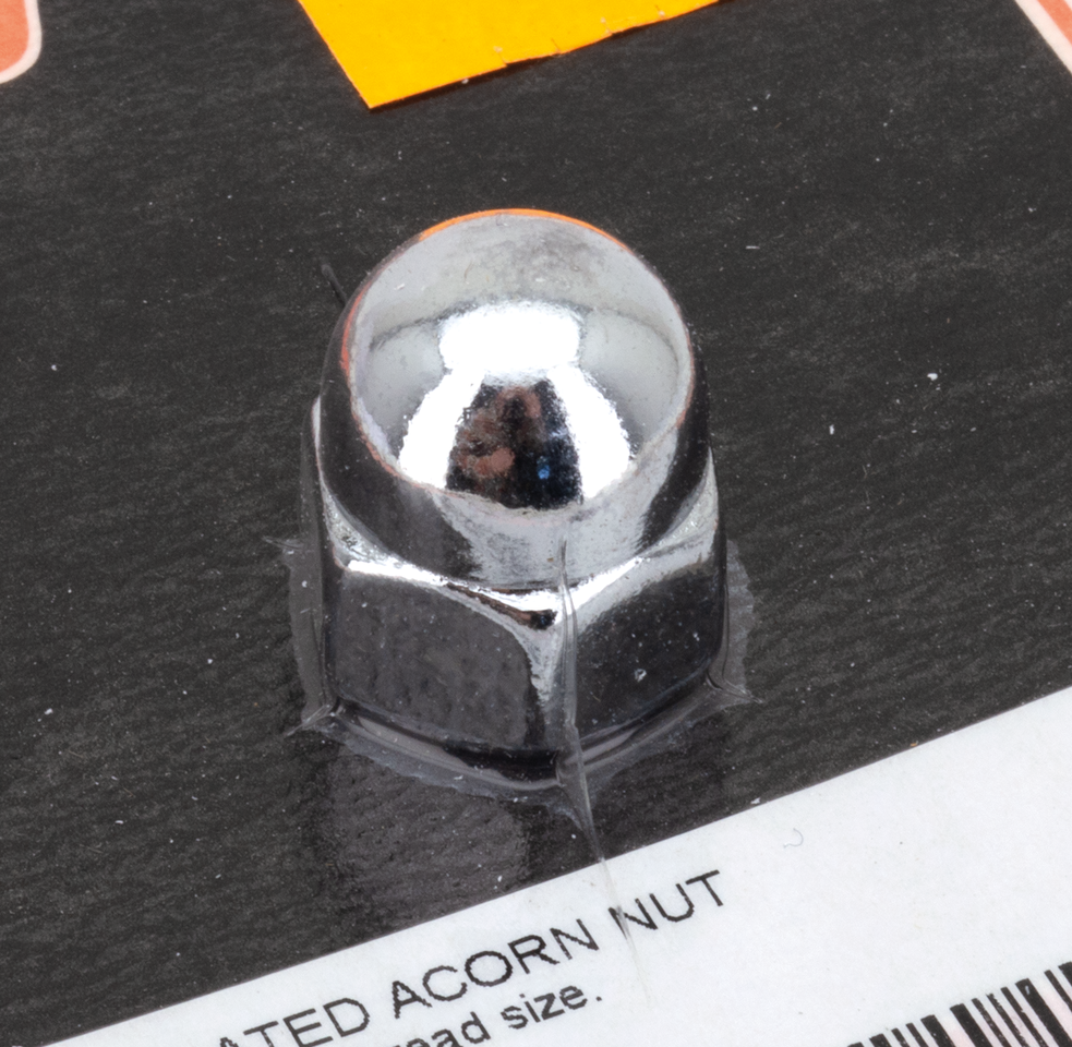 Colony Round Top Chrome Acorn Nuts – Hardware