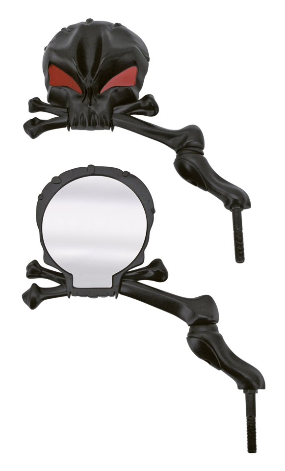 Zodiac Skull Mania Mirrors – Handlebar