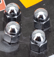 Colony Round Top Chrome Acorn Nuts – Hardware