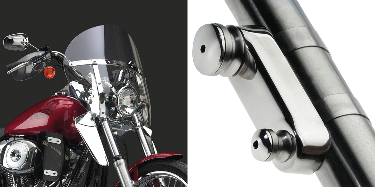 National Cycle Switchblade Chopped Quick-Release Windshields