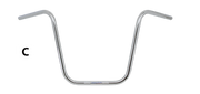 CRC Fehling One Inch Diameter Apehanger Handlebars