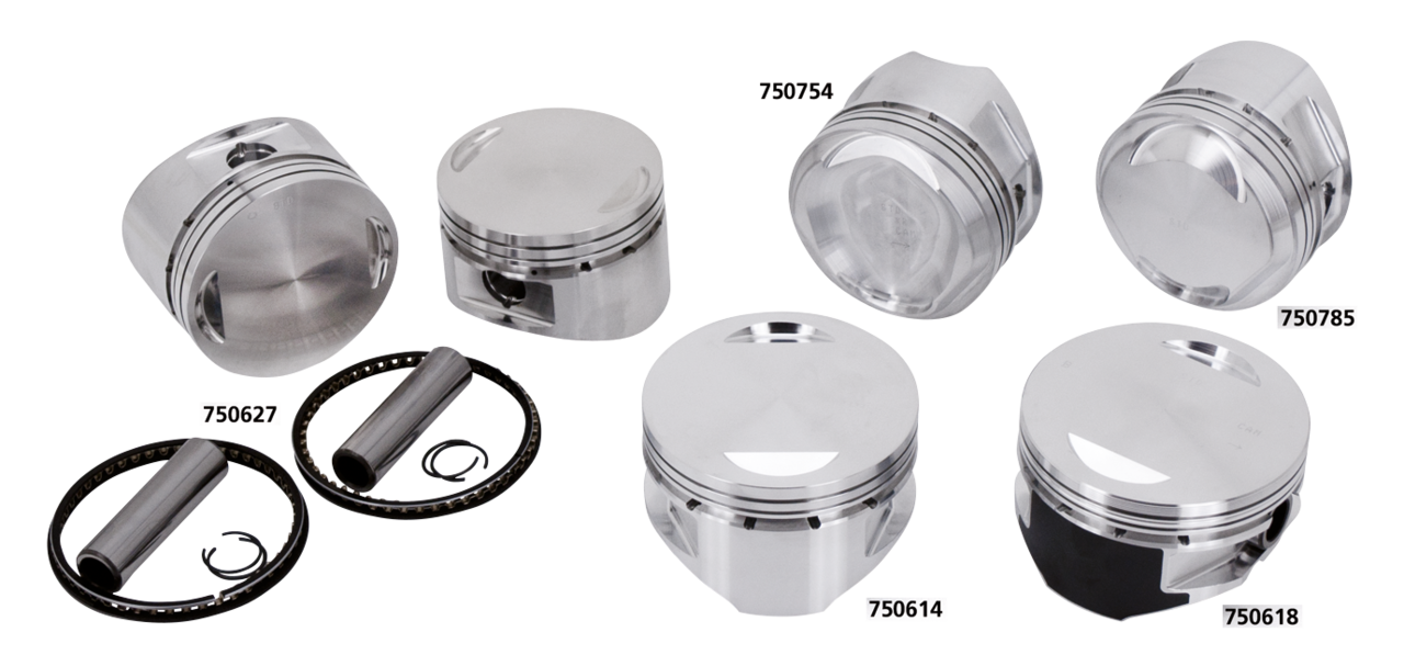 S&S Cycle Pistons for S&S V2 Big Twin Style Engines