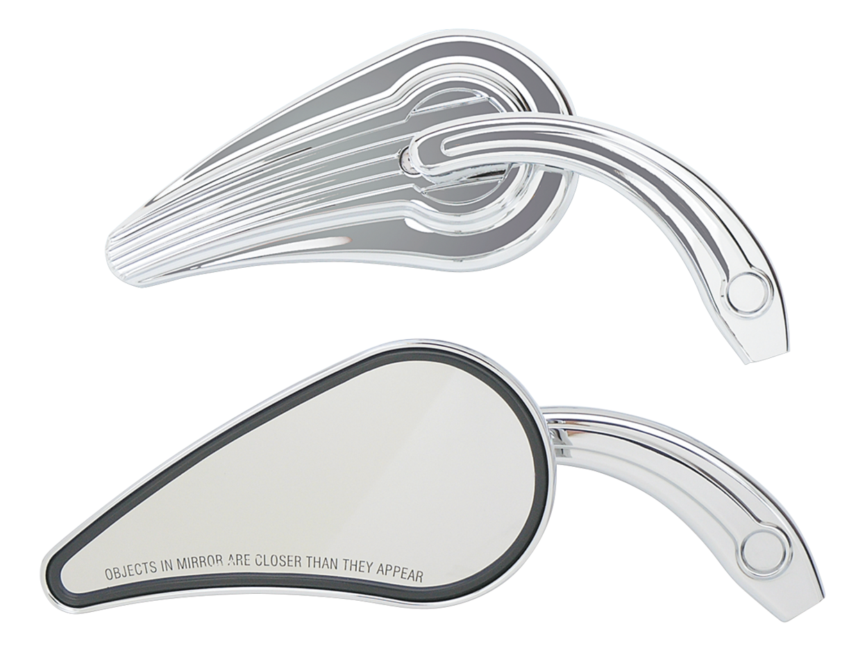 Zodiac Chrome "dragster " Mirrors – Handlebar
