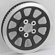 Zodiac Stock Replacement Rear Wheel Belt Pulleys – Final Drive