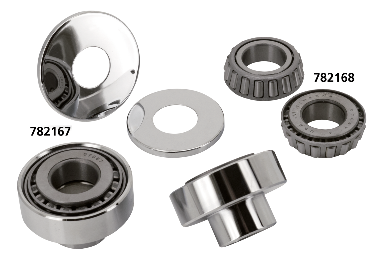 V-Twin 45CI & Sportster Steering Head Bearing Conversion Kit – Front Forks