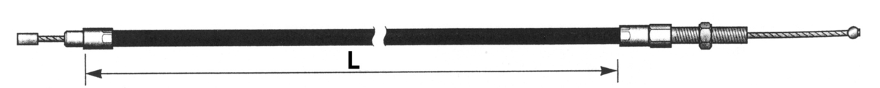 Barnett Clutches & Cables C09 - Clutch Cable Softail 1986 – Control Cables & Hydraulic Lines