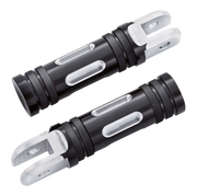 Zodiac Accent Cut Footpegs for Milwaukee Eight Softail – Foot Control