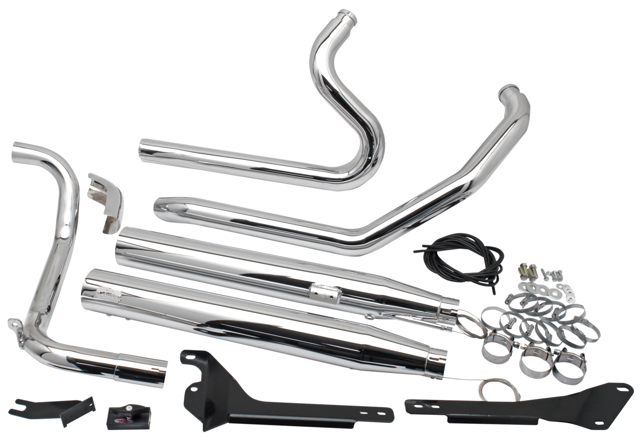 Mcj Adjustable True Dual Exhaust for Milwaukee Eight Softail