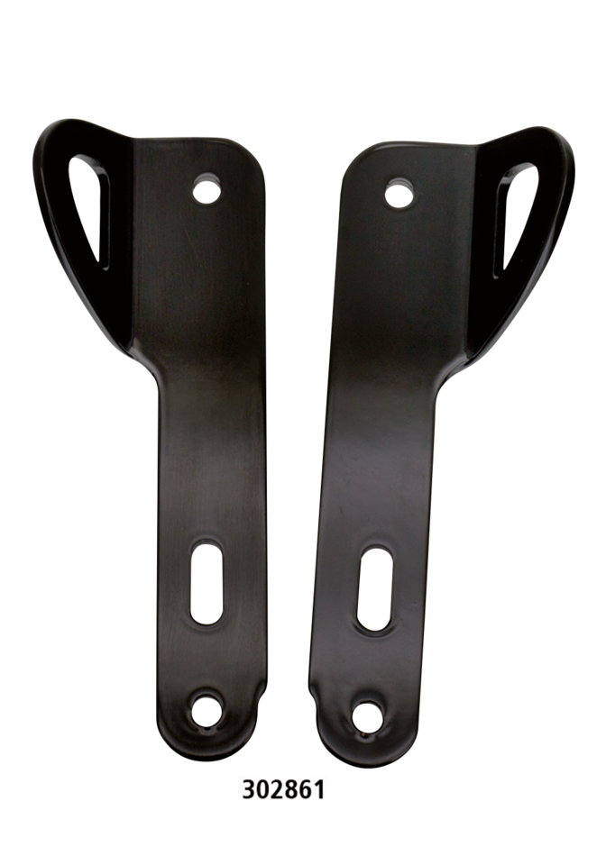Zodiac Tie-Down Brackets for Touring & Softail – Front Forks