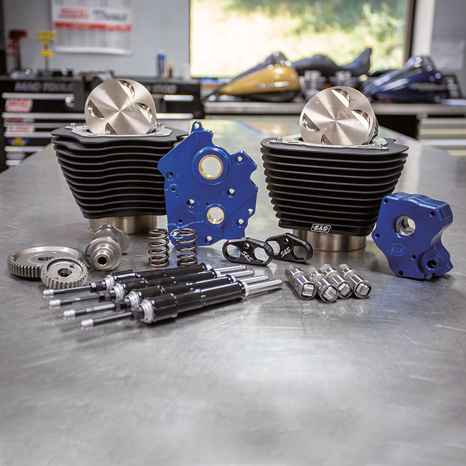 S&S 124CI, 128CI, 129CI & 132CI Power Packages for Milwaukee Eight – Engine
