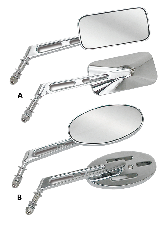 Zodiac "retro-Vision" Solid Stem Mirrors – Handlebar