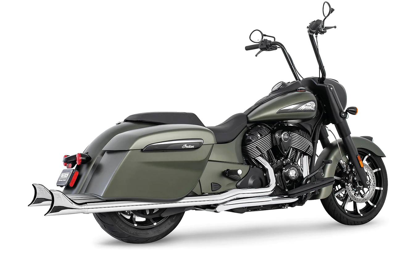 Freedom Performance Exhaust Sharktail True Duals for Indian Powerplus & Thunderstroke