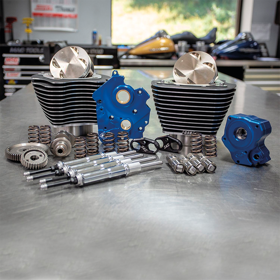 S&S 124CI, 128CI, 129CI & 132CI Power Packages for Milwaukee Eight – Engine