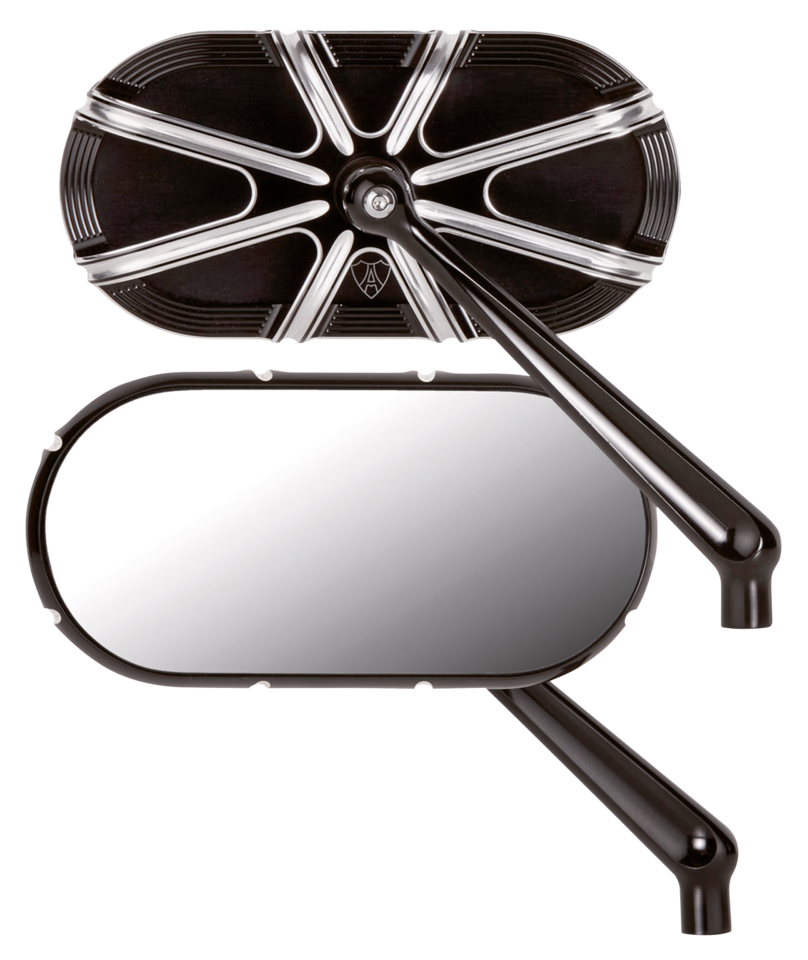 Arlen Ness Caged Series Forged Billet Mirrors – Handlebar